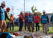 GM PLN UIP Sulawesi Pimpin Apel dan Inspeksi K3 di Proyek Pembangunan Gardu Induk 150 kV Marisa Extension