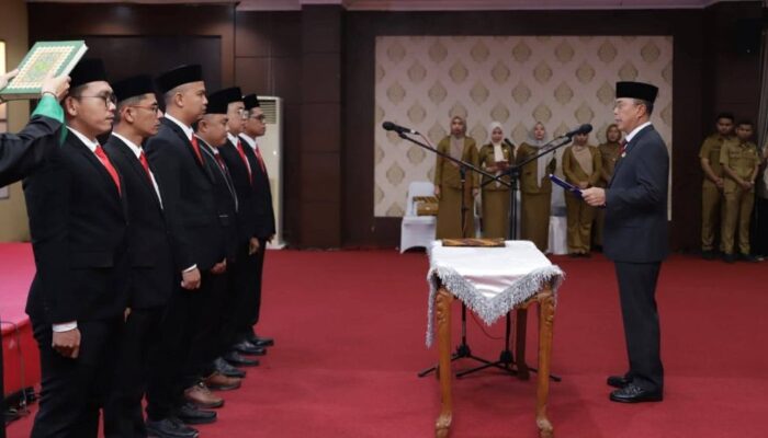 Gubernur Sultra Lantik Direksi dan Dewan Pengawas PERUMDA Utama Sultra, Harap Kontribusi Untuk Pembangunan Daerah