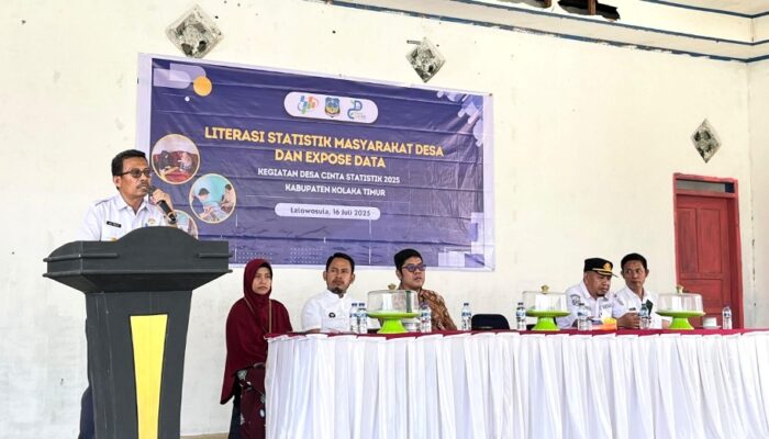 Melalui Desa Cantik, Pj Sekda Koltim Dorong Inovasi Berbasis Data Statistik untuk Pembangunan Daerah