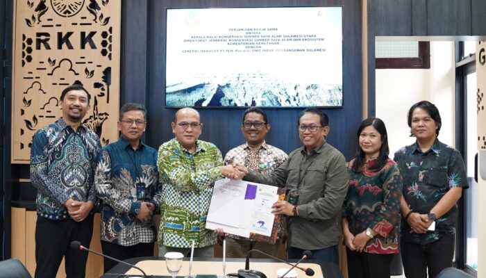 Sinergi PLN dan Kementerian Kehutanan Perkuat Sistem Kelistrikan Sulutgo