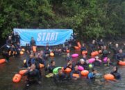 Peringati HUT ke 57, PT Vale Gelar Open Water Renang Lintas Danau di Sorowako