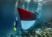 HUT ke 80 RI, Pertamina Patra Niaga Sulawesi Bentangkan Bendera Merah Putih di Bawah Laut Wakatobi