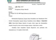 Imbas Demo Besar Hari Ini, Dikbud Kendari Imbau Siswa TK, SD dan SMP Belajar Mandiri
