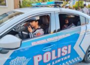 Patroli PJR – Polwan Gencar Berikan Imbauan Tertib Lalu Lintas di Kota Kendari