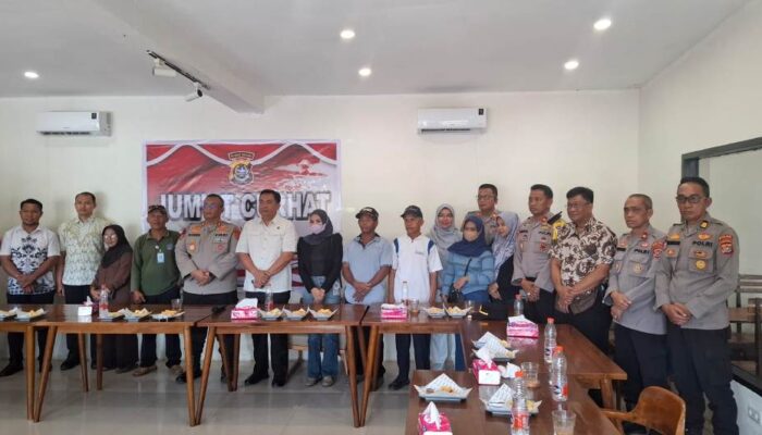 Jumat Curhat, Warga Rahandouna Keluhkan Hewan Liar Hingga Kasus KDRT