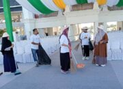 Jelang Penutupan STQH Nasional XXVII, Satgas Ekoteologi Bersihkan Kawasan Venue Utama