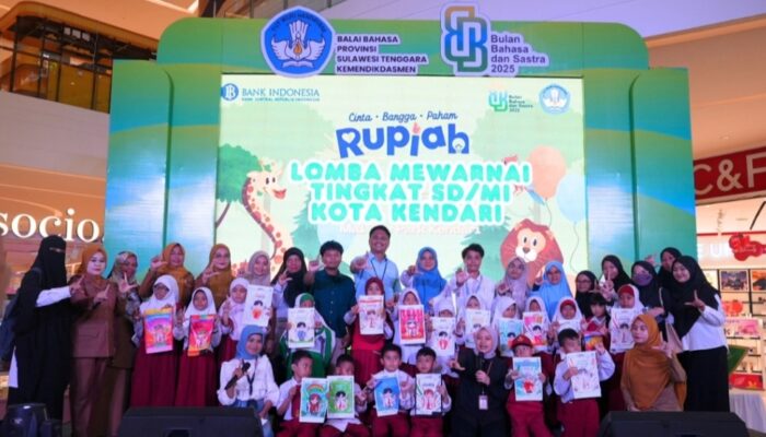 BI Sultra-Balai Bahasa Perkuat Literasi Keuangan Inklusif Sejak Dini Lewat Buku Cerita Anak