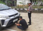 Ditlantas Polda Sultra Gelar Patroli Rutin, Edukasi Pelanggaran Lalulintas di Kota Kendari