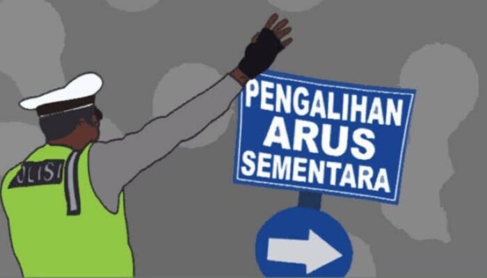 Jelang Pelaksanaan Konstatering di Bundaran Tapak Kuda, Ditlantas Polda Sultra Alihkan Arus Lalu Lintas