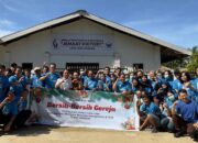 Jelang Natal, Hotel Claro Kendari Gelar Aksi Bersih-Bersih Gereja Pantekosta Victory