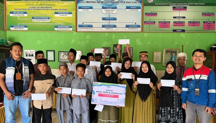 Meriahkan HUT ke 68, Pertamina Patra Niaga Sulawesi Berbagi Kebahagiaan di Panti Asuhan Kendari