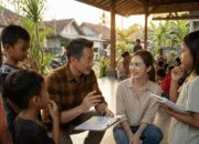 Di luar pasar, dia pilih untuk mempercayakan “Masa Depan” kepada Anak-Anak