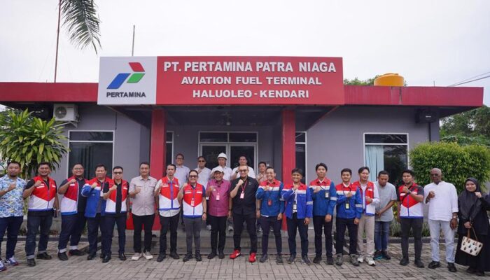 Sambut Ramadan, Pertamina-Wagub Sultra Pastikan Stok Avtur Aman