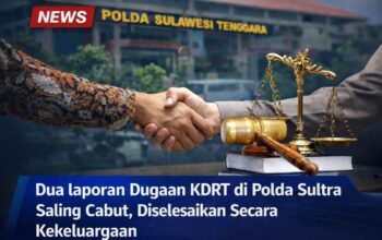 Penyelesaian Kekeluargaan, Dua Kasus KDRT di Polda Sultra Resmi Dihentikan