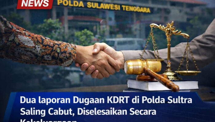 Penyelesaian Kekeluargaan, Dua Kasus KDRT di Polda Sultra Resmi Dihentikan