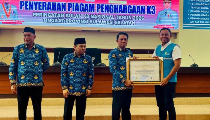 Komitmen Tanpa Kompromi, PLN UIP Sulawesi Raih Penghargaan K3 Tingkat Nasional