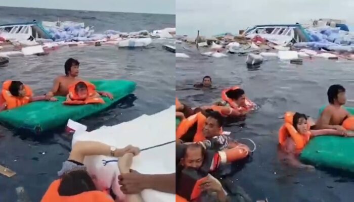 Kapal Tenggelam Dihantam Ombak di Teluk Bone, Penumpang dan ABK Selamat