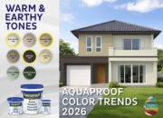 Tren Warna Cat Rumah 2026, Aquaproof Warm & Earthy Tones