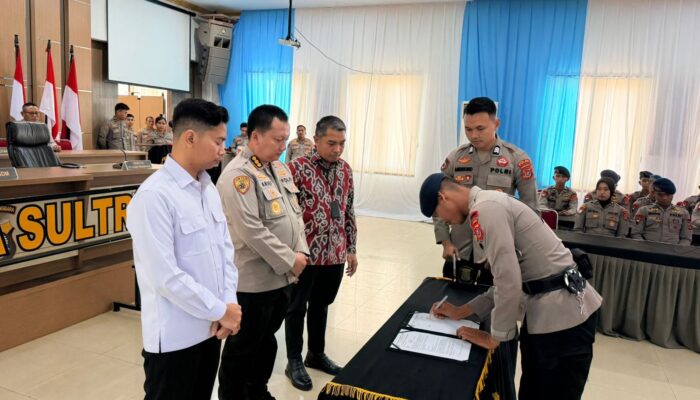 Genggam Kunci Rumah, 50 Personel Polda Sultra Resmi Huni Kaba Residence