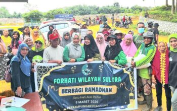 Tak Sekadar Berbagi, MW FORHATI Sultra Sambangi TPA Puuwatu di Momen Ramadan 1447 Hijriah