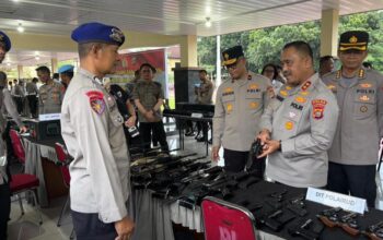 Polda Sultra Periksa Senjata Api Personel, Pastikan Penggunaan Sesuai SOP