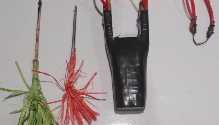 Cegah Tawuran, Polresta Kendari Ringkus Remaja Bersenjata Busur dan Ketapel