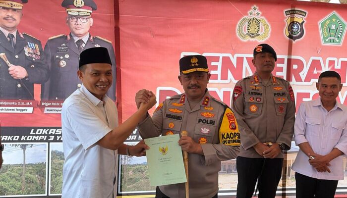 Safari Ramadan di Konawe, Kapolda Sultra Terima Hibah Lahan untuk Mako Brimob