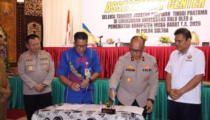 Gandeng UHO, Polda Sultra Perkuat Transparansi Seleksi Jabatan Lewat Assessment Center