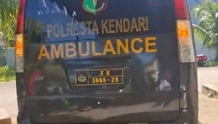 Sinergi Kemanusiaan, Polresta Kendari Bantu Pemulangan Jenazah Warga Muna Barat