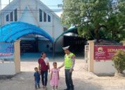 Jaga Perayaan Wafatnya Isa Almasih, Ditlantas Polda Sultra Perketat Pengamanan Gereja di Kendari