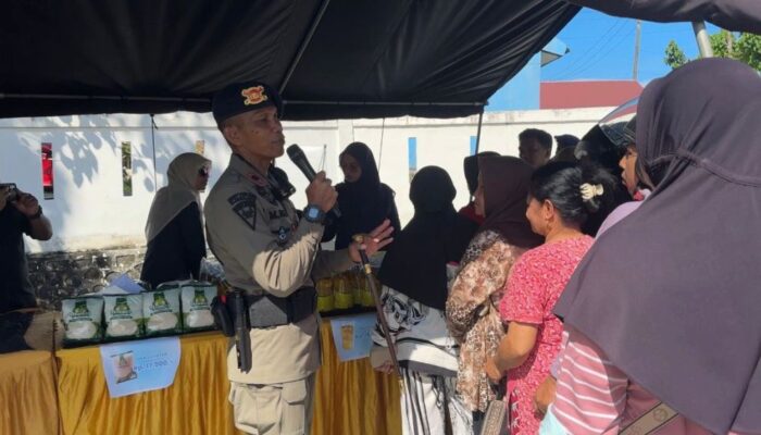 HUT Batalyon A Pelopor, Satbrimob Polda Sultra Hadirkan Solusi Pangan Murah untuk Rakyat