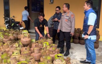 Ditpolairud Polda Sultra Gagalkan Penyelundupan 806 Tabung Elpiji Subsidi di Mubar