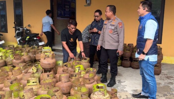 Ditpolairud Polda Sultra Gagalkan Penyelundupan 806 Tabung Elpiji Subsidi di Mubar