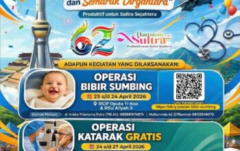 Rayakan HUT ke-62, Pemprov Sultra Hadirkan Layanan Berobat Gratis untuk Ratusan Warga