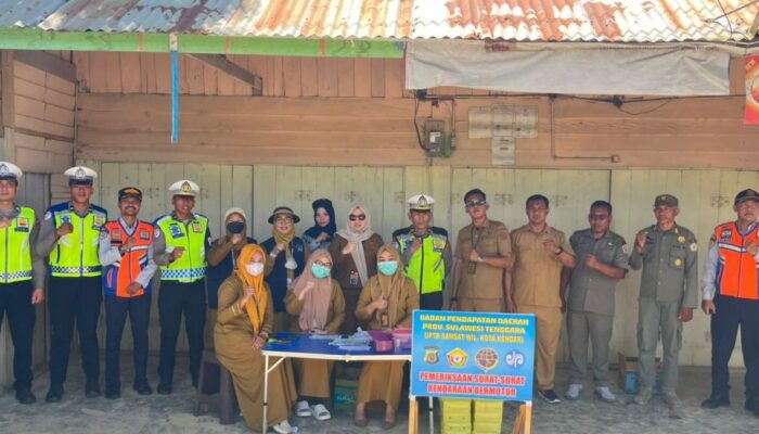 Sinergi Empat Instansi: Pastikan Kepatuhan Pajak Kendaraan Lewat Operasi Terpadu di Kendari