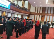 Gubernur Sultra Lantik 112 Pejabat: Perkuat Organisasi dan Tingkatkan Pelayanan