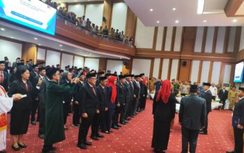 Gubernur Sultra Lantik 112 Pejabat: Perkuat Organisasi dan Tingkatkan Pelayanan