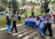 Momen Seru Polisi Sahabat Anak, Cara Ditlantas Polda Sultra Cetak Generasi Sadar Lalu Lintas