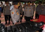 Bukan Apel Biasa, Kapolda Sultra Periksa Kesiapan Almatsus Hadapi Situasi Kritis