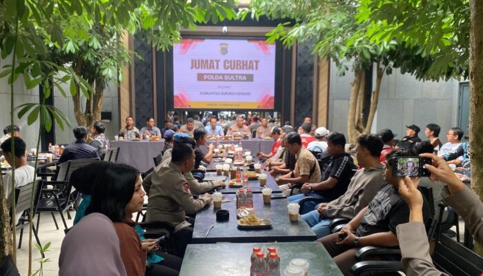 Polda Sultra Gandeng Komunitas Burung Kendari, Perang Lawan Narkoba dan Cyber Crime Dimulai dari Hobi