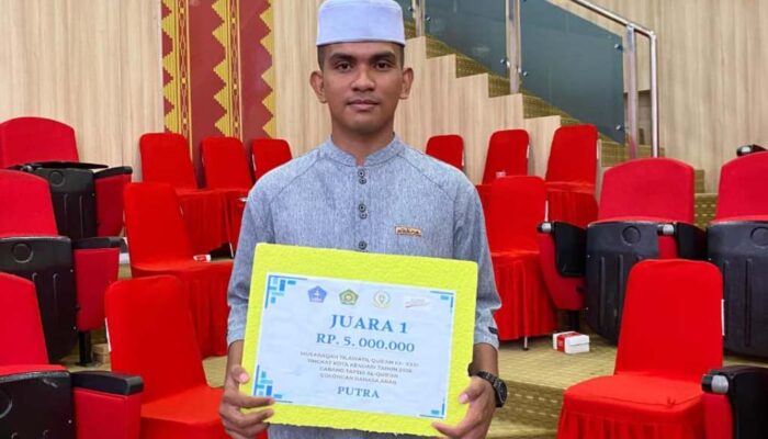 Tak Hanya Garang di Medan Tugas, Bripda Al A’raaf Juara 1 MTQ Kendari 2026
