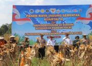 Dukung Ketahanan Pangan, Pemprov Sultra Apresiasi Panen Raya Jagung Polda Sultra