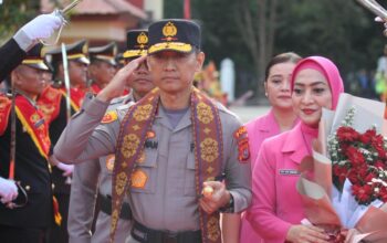 Pimpin Welcome Parade, Kapolda Sultra Beri Instruksi Tegas Soal Soliditas Personel