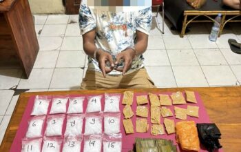 Polres Bombana Tangkap Pria Asal Kalimantan Bawa 860 Gram Sabu dari Malaysia