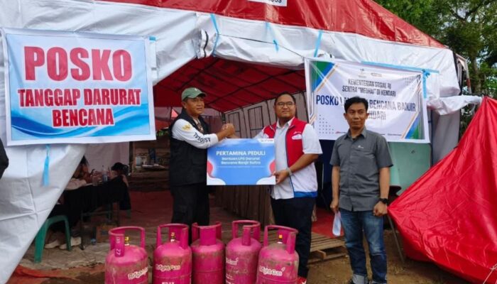 Pertamina Patra Niaga Sulawesi Salurkan Bantuan Darurat untuk Korban Banjir Kendari