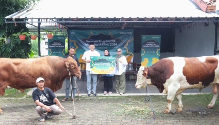 Telkomsel Salurkan Hewan Kurban Iduladha 1447 Hijriah, Wujud Nyata Semangat Kebersamaan