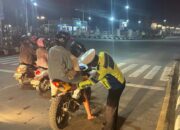 Malam Minggu Aman, Ditlantas Polda Sultra Gelar Patroli Cegah Gangguan Kamtibmas
