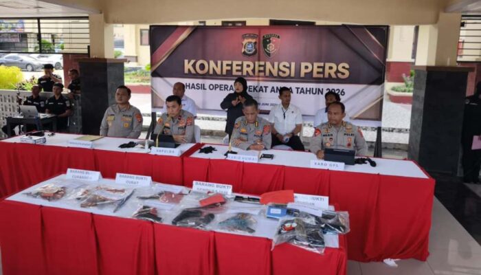 Operasi Pekat Anoa 2026: Polda Sultra Ungkap 338 Kasus, 395 Orang Diamankan