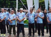 Momen Bhayangkara Sultra Run 2026, Lari Bareng Warga Sekaligus Luncurkan SIM Masuk Pulau