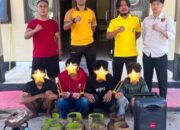 Polsek Sawa Bongkar Sindikat Pencurian Lintas Desa, 4 Pelaku Remaja Dibekuk satu Buron